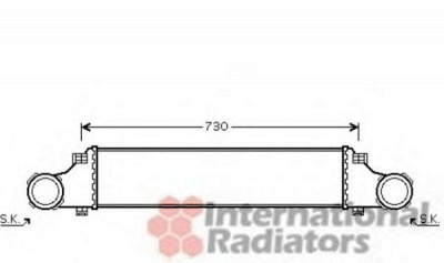 VAN WEZEL 30004410 -  Интеркулер